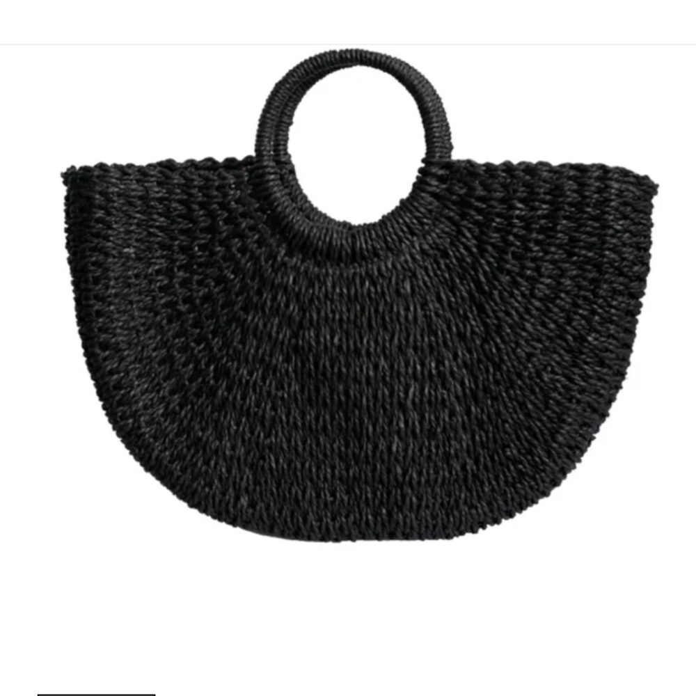 K. Carroll Sandy Straw Tote Bag w/adjustable 42” crossbody strap. NWT